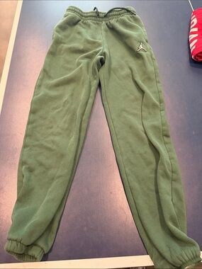 Jordan Olive Green Kids Jogger Sweatpants